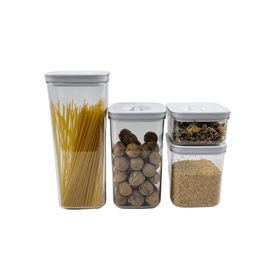 White Twist Canister Set – 16 Pack