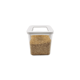 White Airtight Container with Side Clips – 900ml