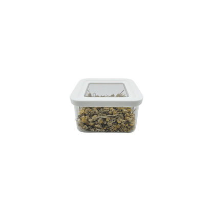 White Airtight Container with Side Clips – 400ml-0