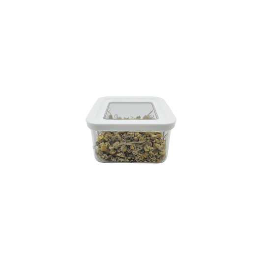 White Airtight Container with Side Clips – 400ml-0