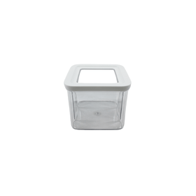 White Airtight Container with Side Clips – 600ml