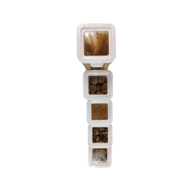 White Airtight Container with Side Clips – 600ml