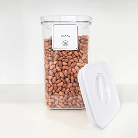 White Airtight Container with Twist Lock – 2100ml