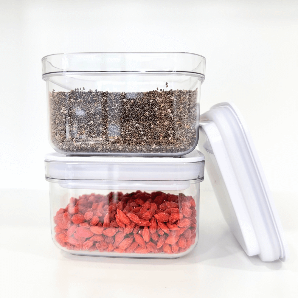 White Airtight Container with Twist Lock – 500ml