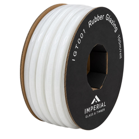 White Glazing Rubber 4mm Wardrobe