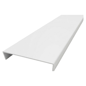 White Wall Jamb  triple track 5.5m - Wardrobe Aluminium Framing