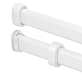 Concealed Oval End Flange – Screw Fix  | White
