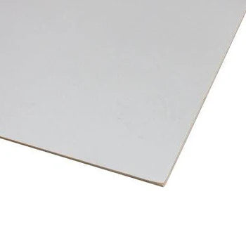 White moisture resistant MDF board 2400 x 1200 x 3mm for cabinetry, furniture and interior joinery projects