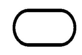 Brushed Silver Oval Hanger Rail 15mm x 30mm x 2.9m