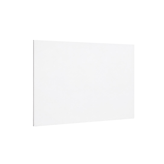 White PVC panel sheet 2400 x 1200mm for wall cladding, interior lining, renovations and durable moisture-resistant applications.