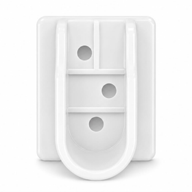 U Flange | 16mm | Plastic | White