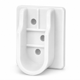 U Flange | 16mm | Plastic | White