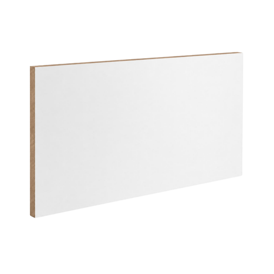 25mm White Satin Moisture Resistant MDF sheet, 2400 x 1200mm, melamine finish both sides