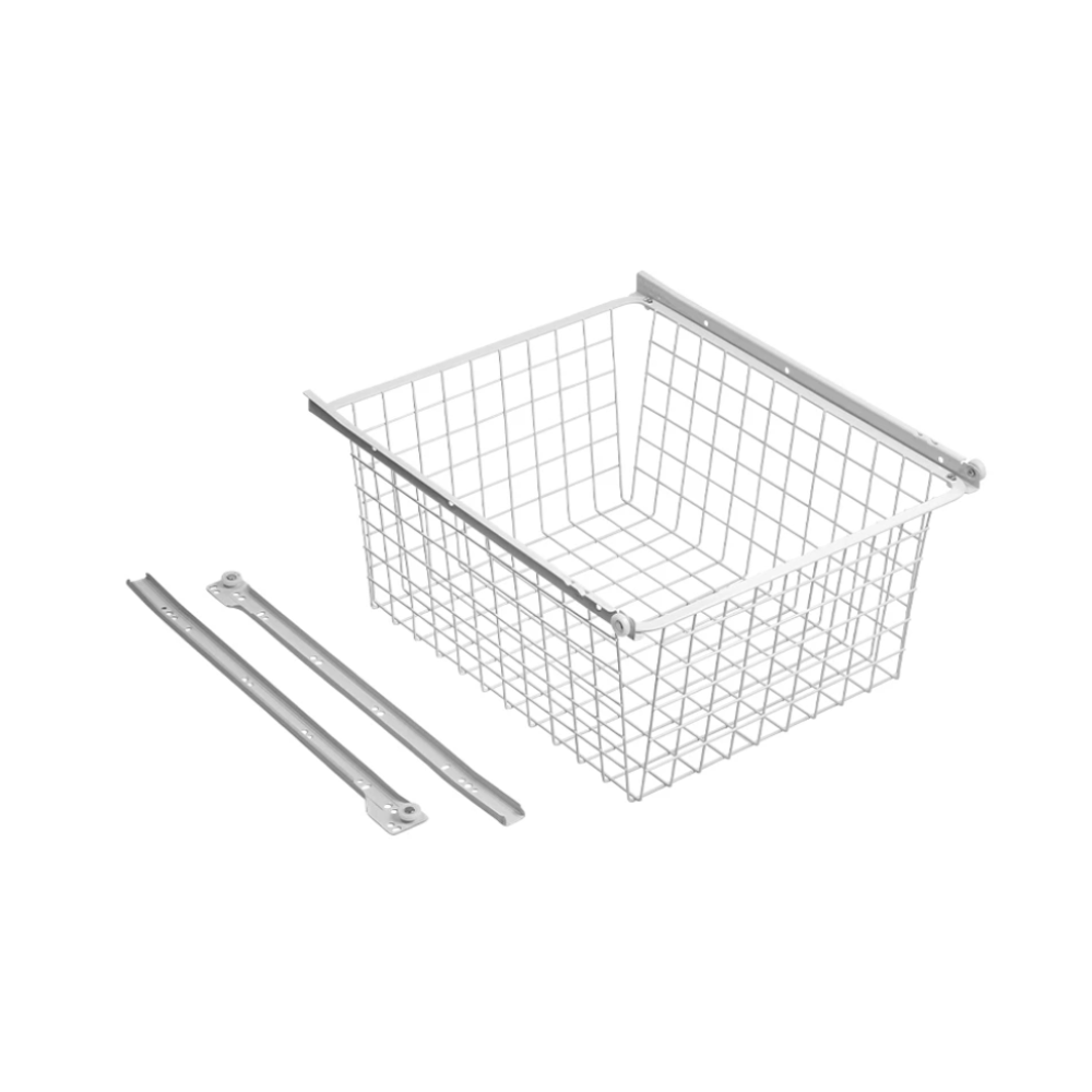 Wire Storage Basket with Slides