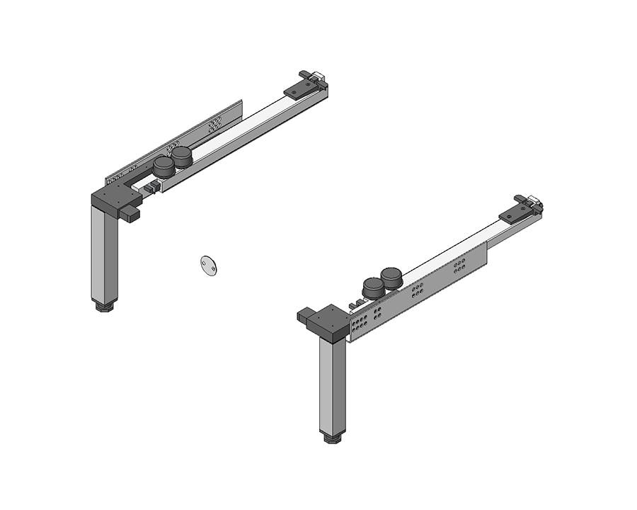 Blum SPACE STEP set NL 460mm Z95.4600