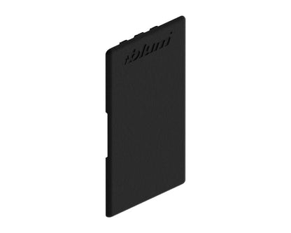 Blum LEGRABOX cover cap LOGO, internal, Carbon Black, ZA.5700