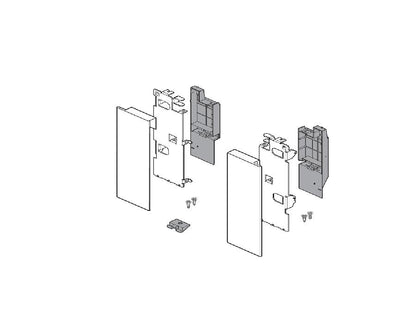 Blum LEGRABOX pure Front Fixing Component Rail Orion Grey ZI7.3CS0