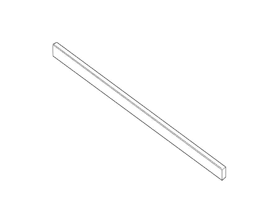 Blum LEGRABOX pure Cross Gallery Rail, CW=1200mm, cut to size Silk White ZR7.1080U