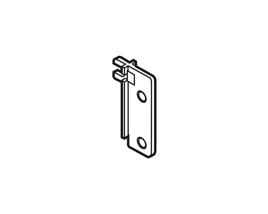 Blum METABOX Back Bracket Gallery In Nickel by W&B