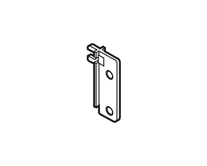 Blum METABOX Back Bracket Gallery In Nickel by W&B