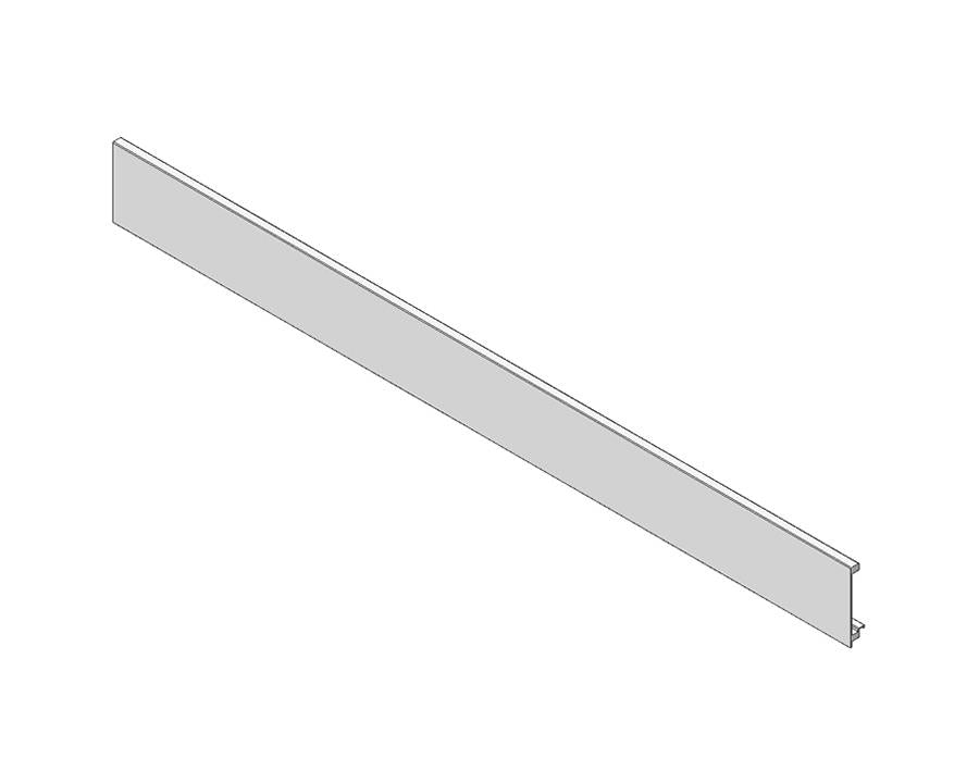 Blum LEGRABOX pure Inner Front Piece For Gallary Rails Terra Black Size: 1043mm ZV7.1043C01