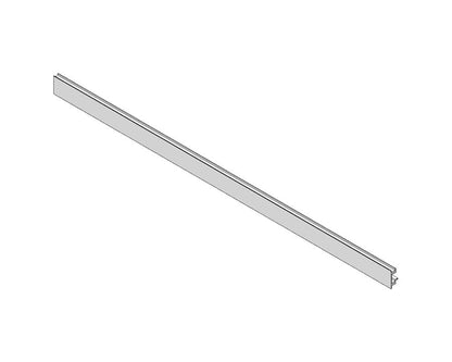 Blum LEGRABOX pure Front Fixing Piece For Glass Terra Black Size: 1043mm ZV7.1043MN1