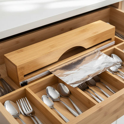 Bamboo Food Wrap Dispenser – Single Roll-1