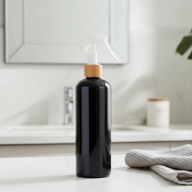Black Spray Bottle – 500 ml Refillable Cleaner