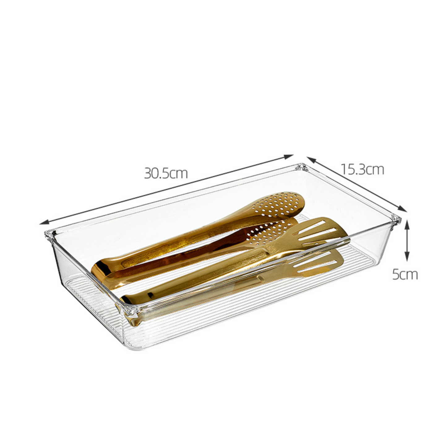 Clear Drawer Organiser Set – 8pc Modular Storage-3