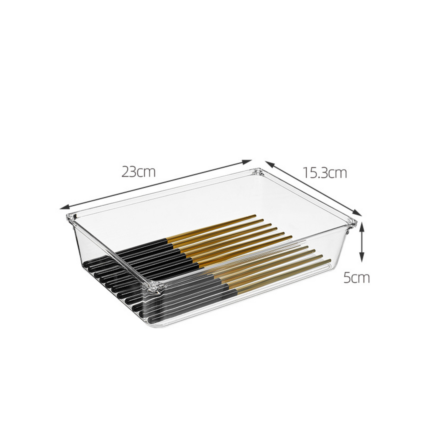 Clear Drawer Organisers – 5 Modular Sizes Available-7