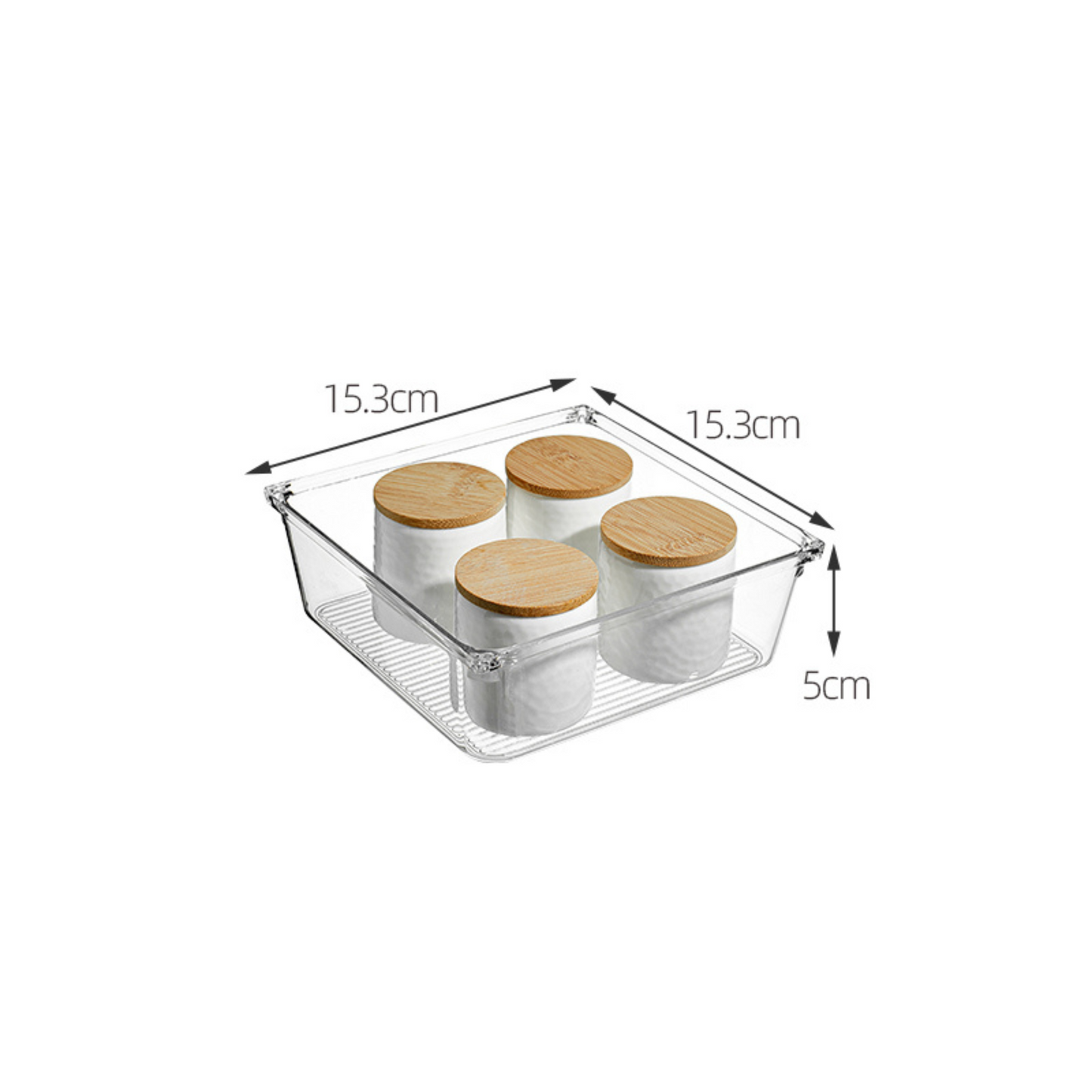 Clear Drawer Organisers – 5 Modular Sizes Available-6
