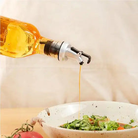 Clear Glass Oil & Vinegar Bottle – 550ml Dispenser