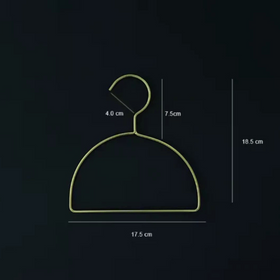 Gold Hijab Scarf Hanger – Space-Saving Design