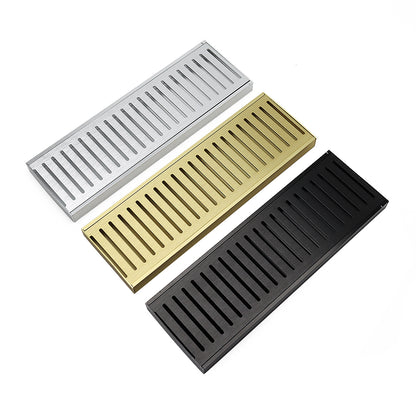 Aluminium Grate Drainer | Brushed Gold