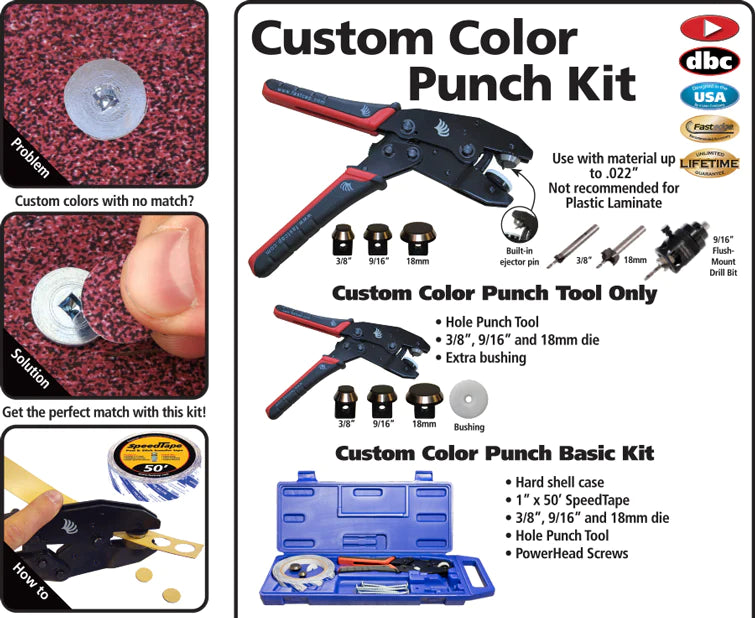 Fastcap Custom Colour Punch Kit Cover Caps