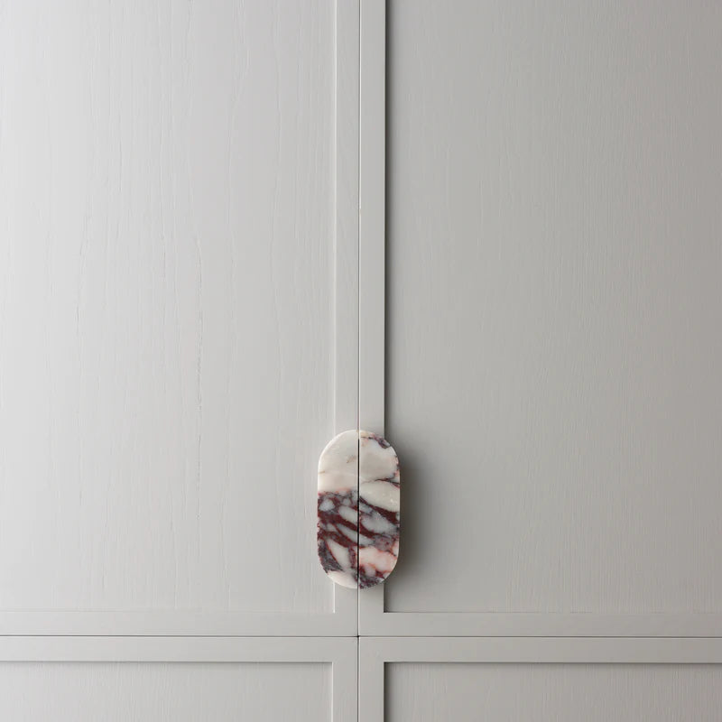 Dot Marble Handle Carrara