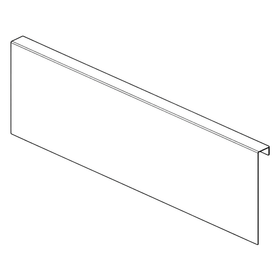 Blum AMBIA-LINE Back Adapter 1 C Height 177mm Silk White Size: 242mm AMBAFS by W&B