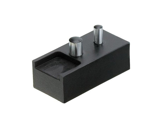 Blum template stop for SPACE CORNER 65‑1107 by Wilson and Bradley, precision nylon stop accessory for SPACE CORNER universal drilling template for corner cabinet assembly