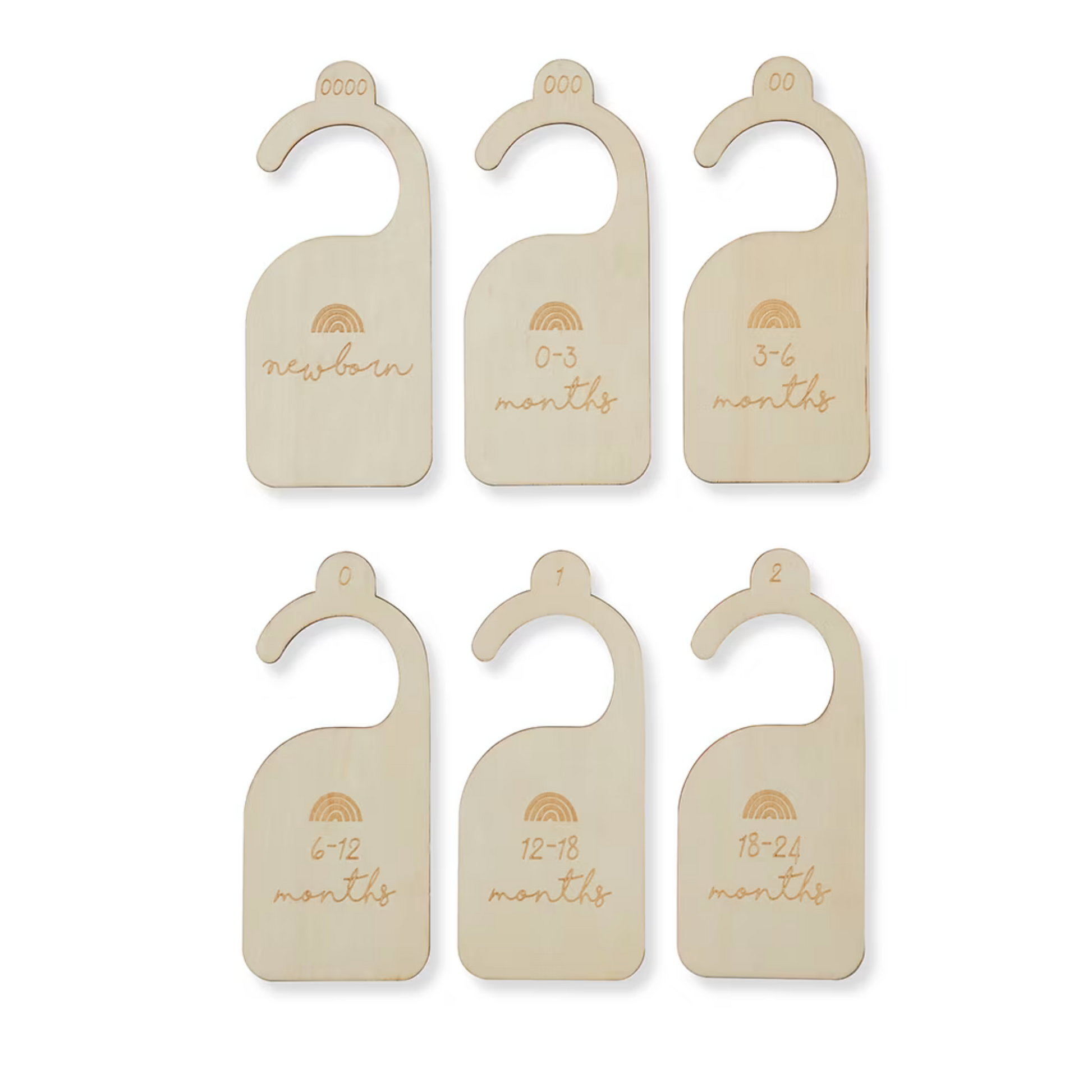 6 Pack Wardrobe Dividers – Natural Plywood-2