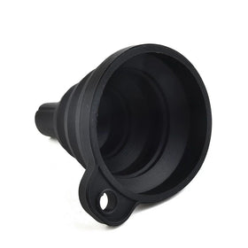 Black Foldable Silicone Funnel for Jars & Liquids