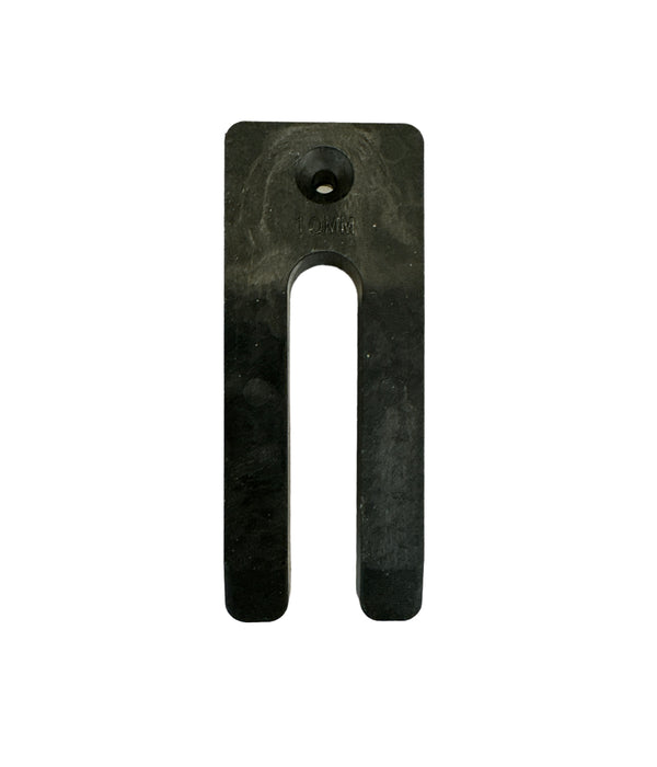 10mm plastic packers 37mm x 90mm, 100 pack for window, door, and building installation leveling and spacing