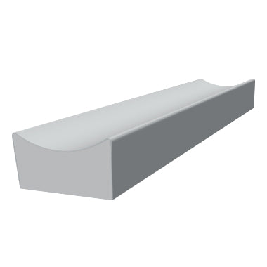 Cove Batten - 17mm x 34mm Steccawood by Polytec
