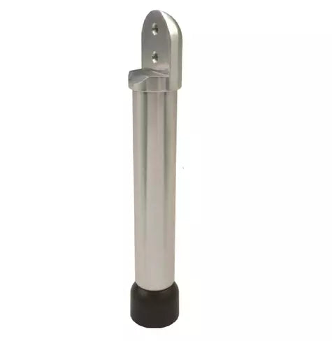 200mm aluminium partition leg designed to support and secure partition walls in commercial and interior fit-out applications.
