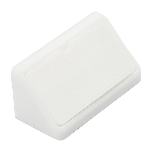 44mm white corner bracket for supporting and reinforcing cabinets, shelves, furniture and other joinery projects