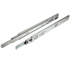Silver Ball Bearing Drawer Slide Pair 450mm- soft close