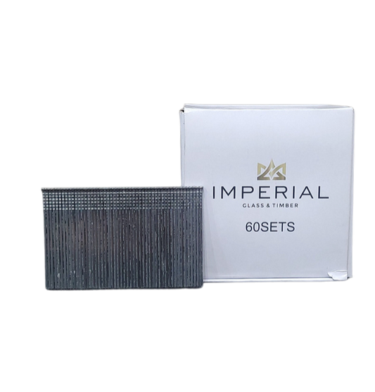 50mm Imperial C-Brads – durable galvanized steel nail fasteners for woodworking, carpentry, and furniture assembly by Wilson and Bradley