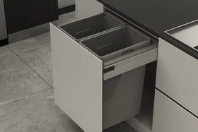 Pull out bin | Dual Bin | - 600mm cabinet