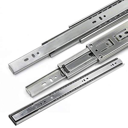 Drawer Slide Pair 500mm - Soft close - Imperial Glass and Timber