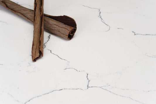 Bianco Venato Quartz Quartz Stone - Designer range $$$ - Imperial Glass and Timber