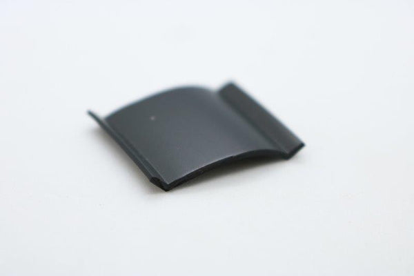 Black glazing buffer roll for wardrobe doors and aluminium frames, ideal for glass panel installation